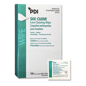 PDI SEE CLEAR EYE GLASS CLEANING WIPES